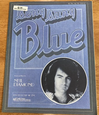 Partituras Song Sung Blue de Neil Diamond 1972 Foto 1 de 4