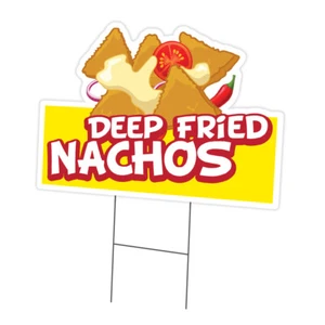 Frittierte Nachos Stanzen Hofschild & Pfahl Outdoor Kunststoff Koroplast Fenster - Bild 1 von 10