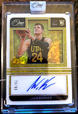 2022-23 Walker Kessler /99 Panini One and One Shadow Box Rookie Auto On Card