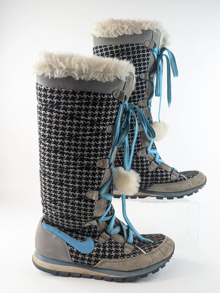 Tênis Nike Winter Hi 3 Premium Botas Femininas Tamanho 8.5 Pele Sintética 14” 333619-041 - Imagem 1 de 4