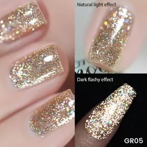 BORN PRETTY Glitter Reflective Gel Nagellack Gradient Semi-Permanent UV LED DIY - Bild 1 von 16