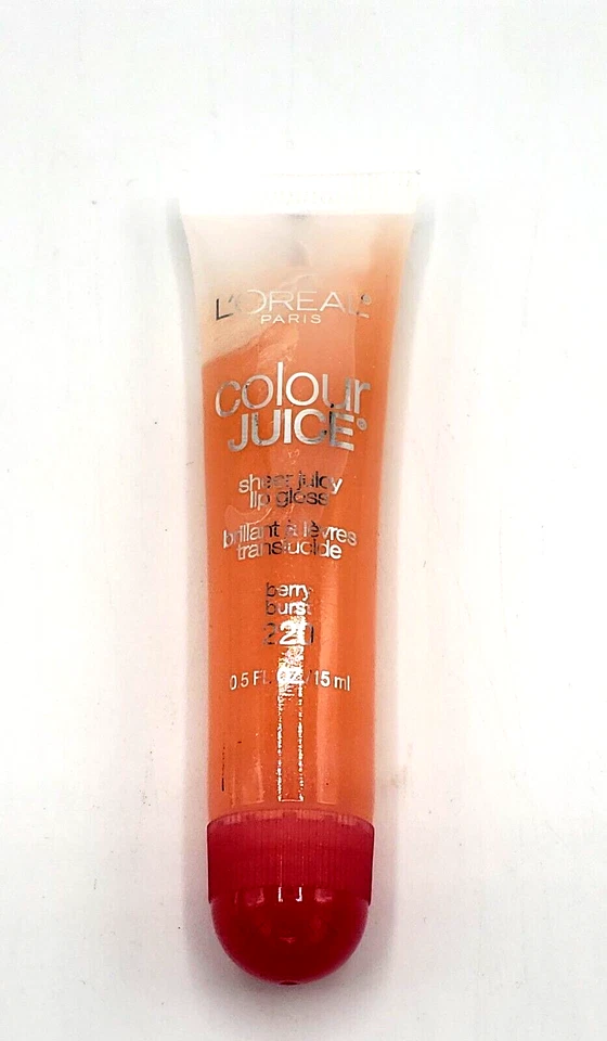 NEW L'Oréal Colour Juice Sheer Juicy Lip Gloss - 220 BERRY BURST-  0.5 fl oz - Image 1 of 1