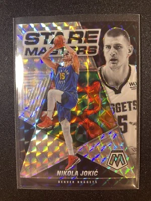 Nikola Jokic 2021-22 Mosaic Basketball Stare Masters Mosaic Prizm Denver Nuggets - Image 1 of 2