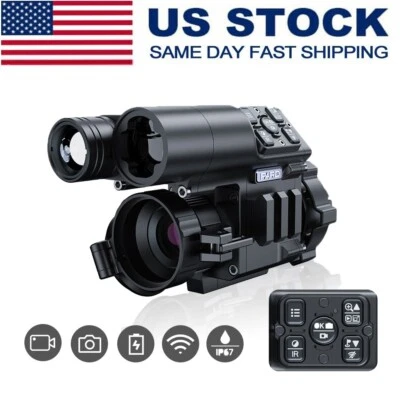 PARD FD1-850 Clip-On Digital Night Vision Riflescope with Laser Rangefinder - Image 1 of 4