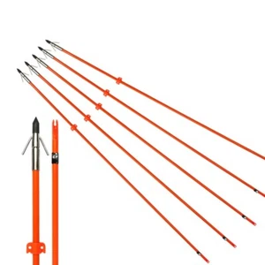 32"Archery Bowfishing Arrow Fishing Hunting Arrows with Fiberglass Arrow Shaft - Picture 1 of 8