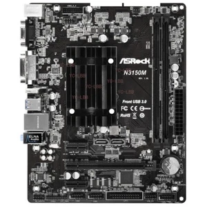 ASRock N3150M Motherboard M-ATX Intel N3150 Dual-Core DDR3 SATA3 HDMI DVI Audio - Afbeelding 1 van 4