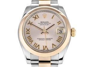 Rolex Datejust 31 Rose Gold 18k & Steel Automatic Watch Box & Papers 2018 - Picture 1 of 5