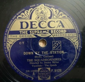 The Squadronaires - Down By the Station / Deep Freezer Dinah - Decca F.9128 - UK - Picture 1 of 2