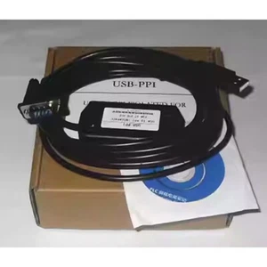 1Pcs New USB-PPI Fit for Siemens Programming Cable PLC S7-200 CPU222/224/226 - Picture 1 of 2