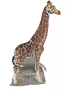 Statuina animale selvatico Schleich giraffa bambino vitello alta 4,5 pollici - Foto 1 di 7