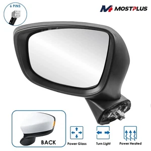 Driver Side Power Heated Side View Mirror w/ Turn Signal For 13-14 MAZDA CX-5 - Picture 1 of 8