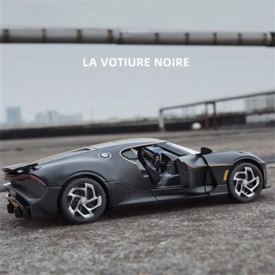 1:24 Bugatti Lavoiturenoire Alloy Sports Car Model Diecast Metal Kids Toy Gift - Image 1 of 4