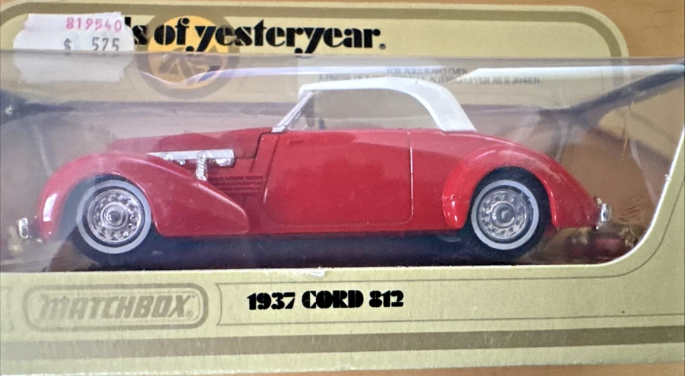 Matchbox Models of Yesteryear Y-18 1937 CORD 812 - Image 1 of 4