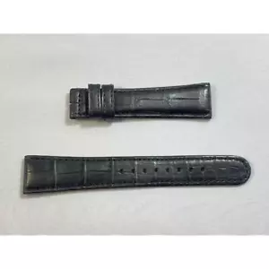 Genuino Nuevo Grand Seiko GS DEY6AW 19mm Correa de Cuero Negro SBGR027 / 9S55-00B0 - Imagen 1 de 2