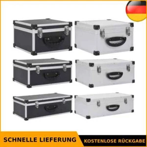 CD Koffer Aluminium ABS Case Box Alukoffer Schlüssel mehrere Auswahl vidaXL - Bild 1 von 37