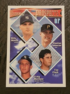 1994 Topps - Prospects Gold #79 Bill Masse, Tim Clark, Stanton Cameron (RC) - Picture 1 of 2