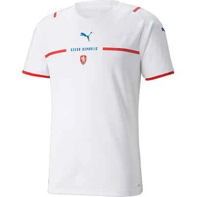 NEW Czech Republic Soccer Jersey 2021/22 Away Jersey Puma white Size XXL NWT - Image 1 of 2