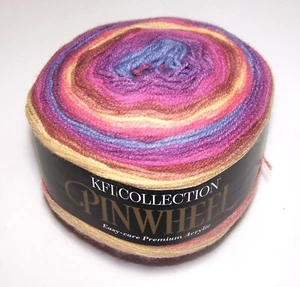 541 yard ball of KFI PINWHEEL Sport Weight Gradient Yarn #09 CORAL REEF - Picture 1 of 1