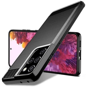 Custodia protettiva morbida spazzolata bordo completo per Samsung Galaxy S21 Ultra G998U1 - Foto 1 di 1