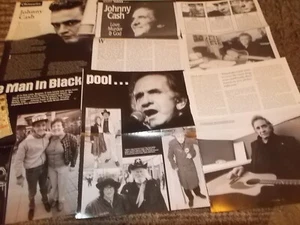 JOHNNY CASH  CELEBRITY  CLIPPINGS PACK  GOOD CONDITION - Picture 1 of 1