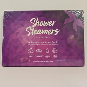 Shower Steamers By Cleverfy 6 Aromatherapy Shower Bombs w/Essential Oils - Picture 1 of 4