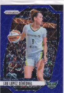 2024 WNBA Prizm Panini Basketball No. 121 Lou Lopez Senechal Blue Laser Prizm - Bild 1 von 2