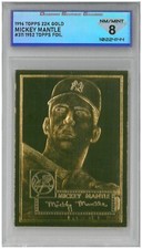 1996 Topps 22k Gold MICKEY MANTLE #311 ~ 1952 Topps 💎 DSG 8 NM/Mint