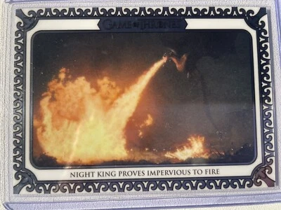 GAME Of THRONES COMPLETE SERIES 2 INFLEXIONS #168 WHITE 50/50 Night King Fire - Image 1 of 2