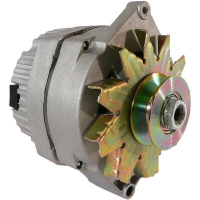 Alternator 1-WIRE 63 AMP 10SI w PULLEY For 5/8 Inch Wide Belt Tractor - Изображение 1 из 4