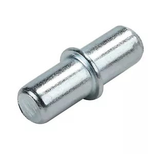 Rok Hardware 5mm Diameter Heavy Duty Divided Shelf Pins with Stop, ROKSP5ZDUP - Picture 1 of 3