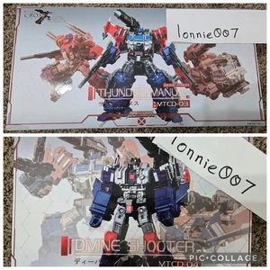 Maketoys MTCD-03 & MTCD-04 Thunder Manus with Divine Suit + Divine Shooter - Bild 1 von 23