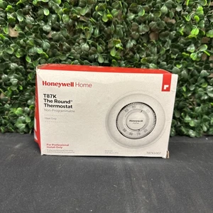Termostato Honeywell T87K1007 solo calor - estilo redondo vintage - Imagen 1 de 6