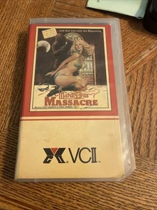 Mardi Gras Massacre VHS VCII (VC2) RARE HORROR SLIPCOVER NOT BIG BOX - Picture 1 of 8
