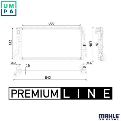 RADIATOR ENGINE COOLING CR 2315 000P FOR MINI B3815/B3615A 1.5L B38 A12 A 1.2L - Image 1 of 4