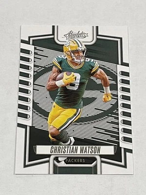 2023 Panini Absolute Football #95 - Christian Watson - Green Bay Packers - Image 1 of 2