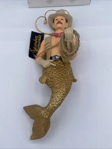 December Diamonds Clint, 2006 Cowboy Mer-man Christmas Ornament Rare HTF - Picture 1 of 6