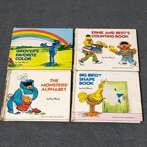 The Sesame Street Little Library Set Of 4 1977 - Picture 1 of 24