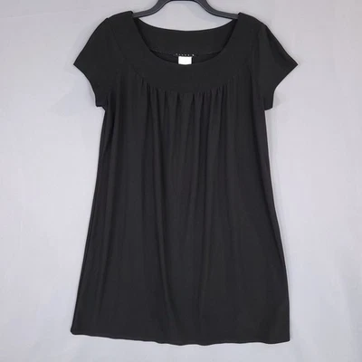 Vestido vaina pulóver negro manga corta Tiana B para mujer talla M Foto 1 de 4