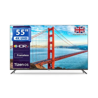TeeView 55 inch UHD 4K Smart TV HDR10 Tizen OS - TV55QUT - Image 1 of 4