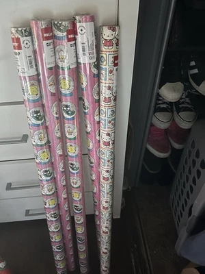 5件套Hello Kitty圣诞包装纸 — 第 1/4 张图片