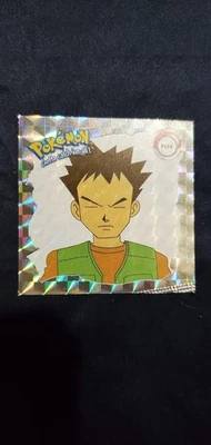 Brock small "Crimp" 1999 Artbox Pokemon Stickers Series 1  #PR34 PRISM PRIZM - Image 1 of 3