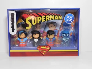 Little People Collector DC Superman Fisher‐Price set 4 pezzi figure nuovo con scatola - Foto 1 di 7