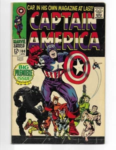 Cómics de Marvel Capitán América 100 1968 en muy buen estado/f 5,0 Black Panther Sharon Carter - Imagen 1 de 2