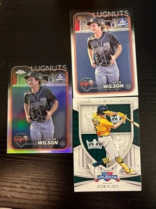 pre rookie card 2024 Topps Pro Debut CHROME Jacob Wilson RC + Crusade #71, #40 - Picture 1 of 1