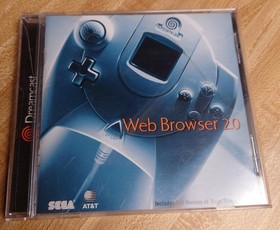 SEGA DREAMCAST WEB BROWSER 2.0 DISC & CASE INTERNET SOFTWARE NR PLANETWEB AT&T