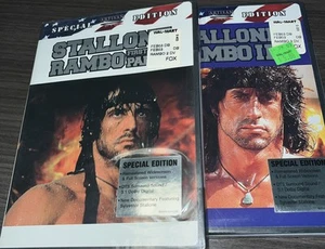 Rambo First Blood Part II Special Edition & Rambo III ~Stallone Lot New & Sealed - Picture 1 of 6