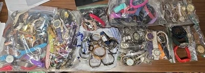 Large Watch Lot Mixed Used 15+ Lbs Casio Fossil Bulova Timex + Untested WL127B - Image 1 of 4