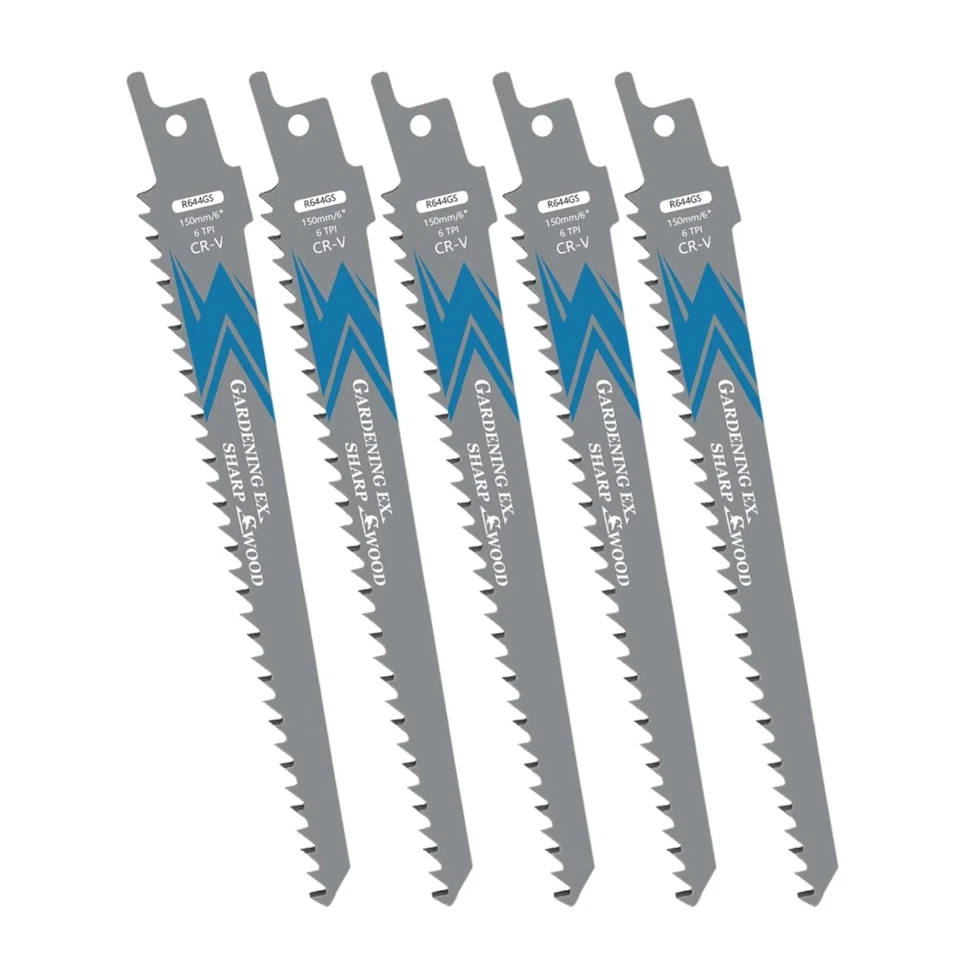 EZARC Säbelsägeblätter Set 5tlg für Holz Zubehör Säbelsäge R644GS für