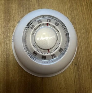 Honeywell CT87N The Round Thermostat Open Box Used Once To Test New Furnace - Picture 1 of 6