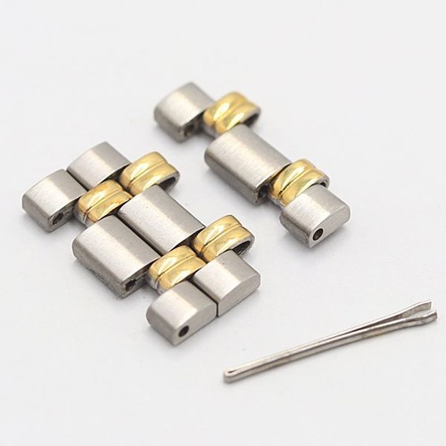 Gucci Originale 3 Link 9000M Orologio Uomo Donna Bracciale Parti Argento Oro 15mm